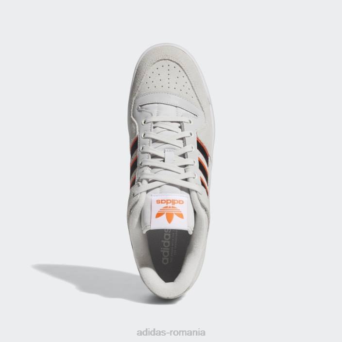 Adidas forum 84 low adv pantofi gri bărbați gri/portocaliu/alb 2JBN631