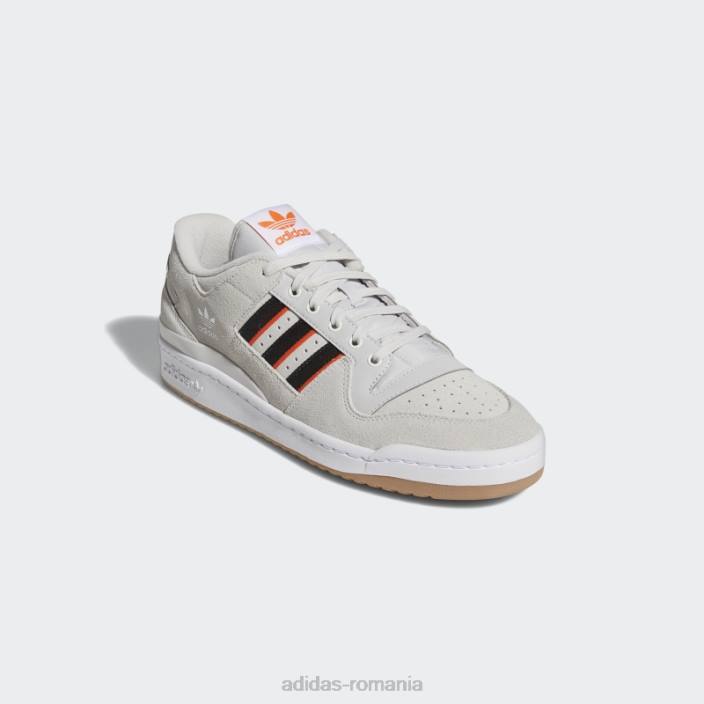 Adidas forum 84 low adv pantofi gri bărbați gri/portocaliu/alb 2JBN631
