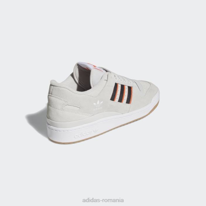 Adidas forum 84 low adv pantofi gri bărbați gri/portocaliu/alb 2JBN631