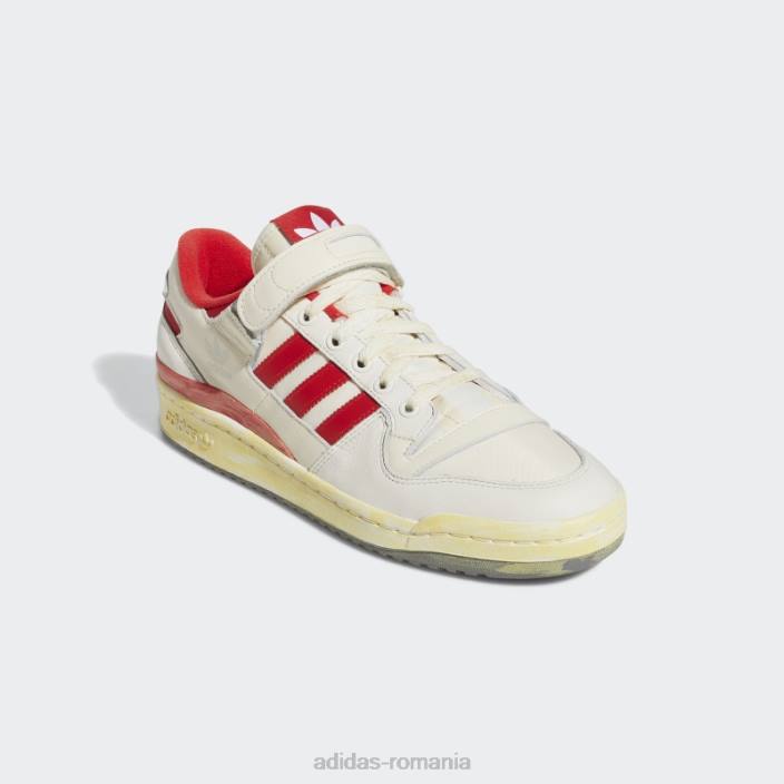 Adidas forum 84 low aec pantofi red fashion bărbați alb roșu 2JBN609