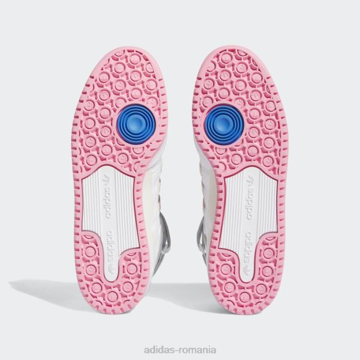 Adidas forum 84 mid adv x lil dre pantofi albi bărbați alb/roz 2JBN578