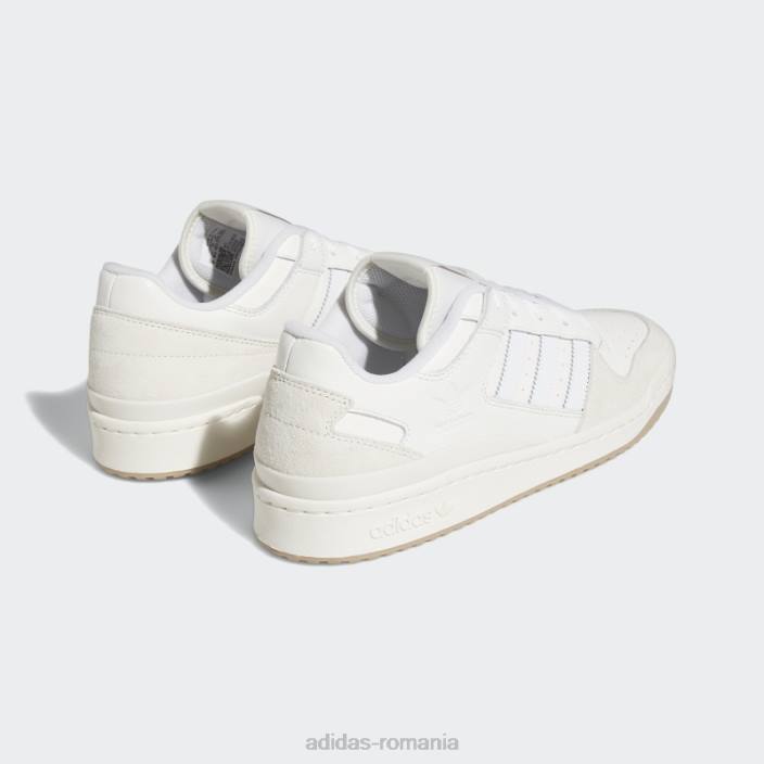 Adidas forum low pantofi clasici alb bărbați alb 2JBN4687