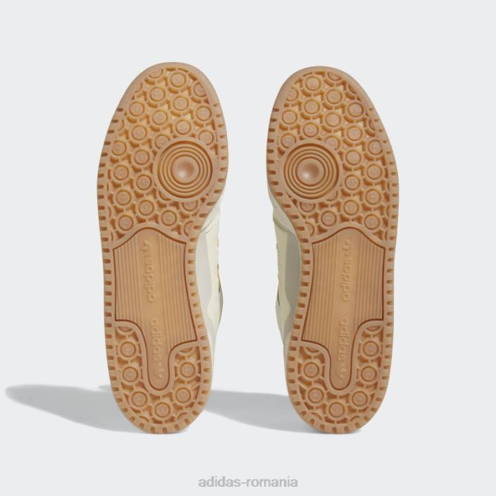 Adidas forum low pantofi clasici aurii bărbați alb/auriu/verde 2JBN110