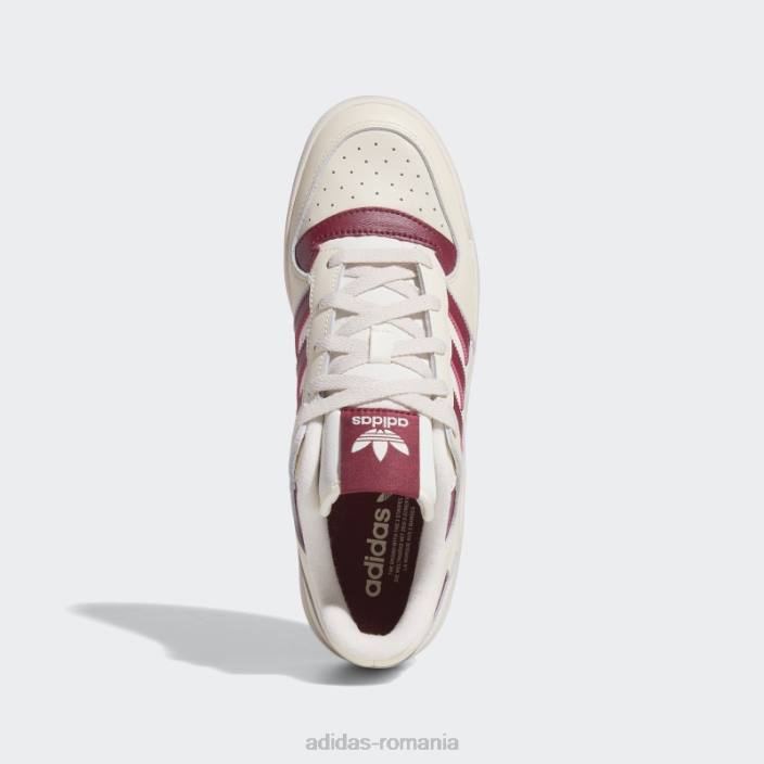 Adidas forum pantofi joase visiniu bărbați alb/visiniu 2JBN12442