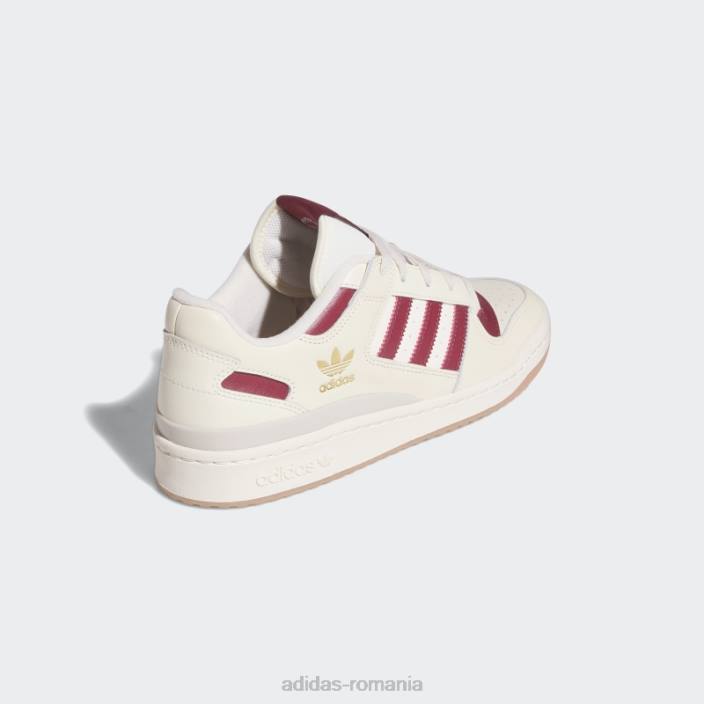 Adidas forum pantofi joase visiniu bărbați alb/visiniu 2JBN12442