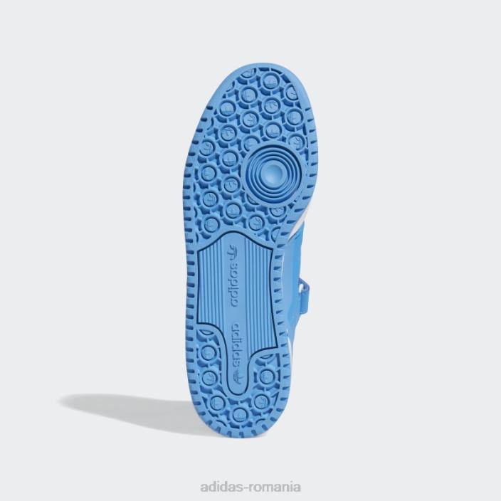Adidas forum pantofi jos albastru bărbați alb/albastru 2JBN4450