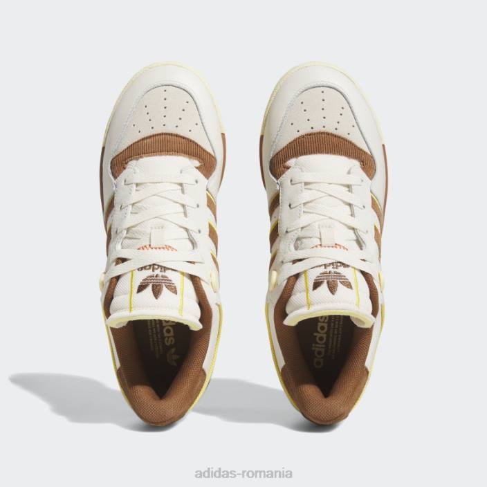 Adidas galben rivalitate low 86 pantofi bărbați alb/maro/galben 2JBN244