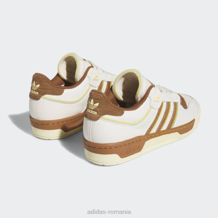 Adidas galben rivalitate low 86 pantofi bărbați alb/maro/galben 2JBN244