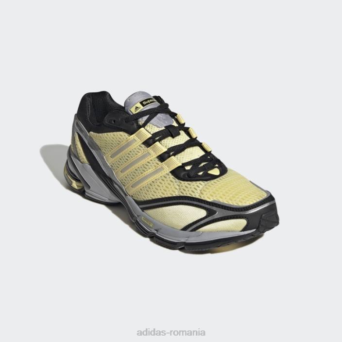 Adidas galben supernova pernă 7 pantofi bărbați galben/negru/argintiu 2JBN4786