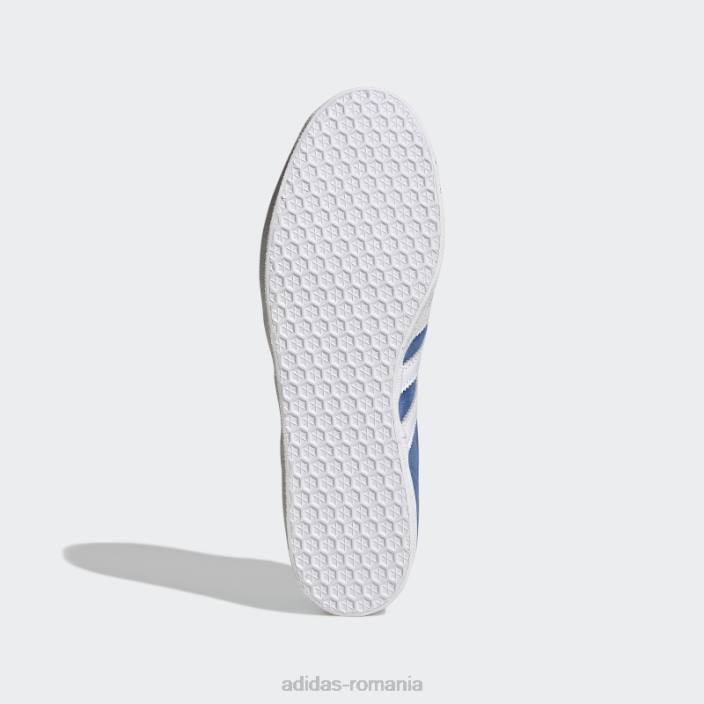 Adidas gazelle 85 pantofi pasăre albastră bărbați pasăre albastră/alb/auriu metalic 2JBN211