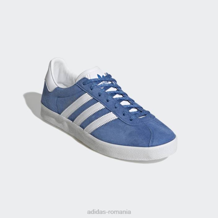 Adidas gazelle 85 pantofi pasăre albastră bărbați pasăre albastră/alb/auriu metalic 2JBN211
