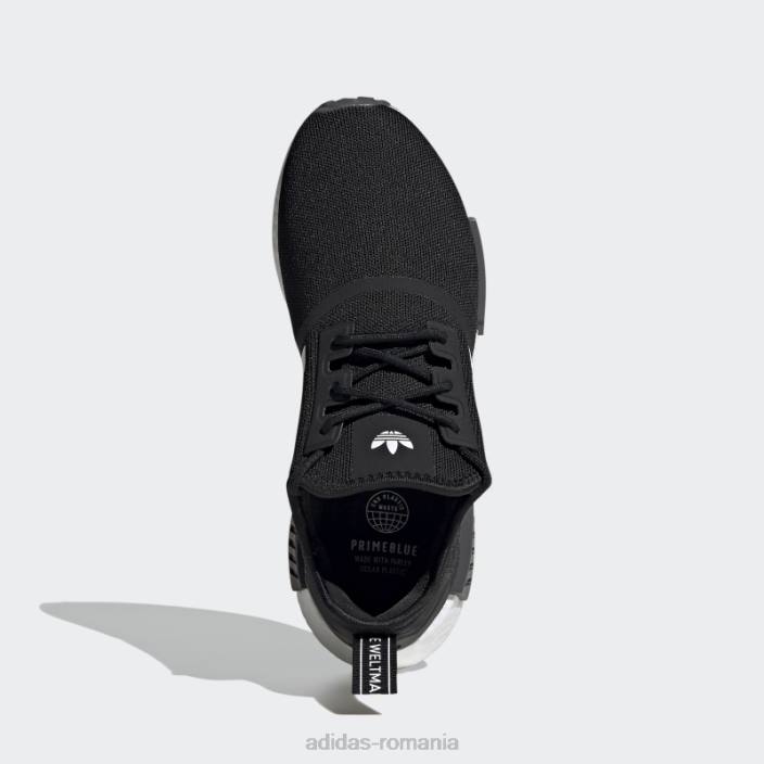 Adidas gri nmd-r1 primeblue pantofi eleganti bărbați negru/alb/gri 2JBN3843