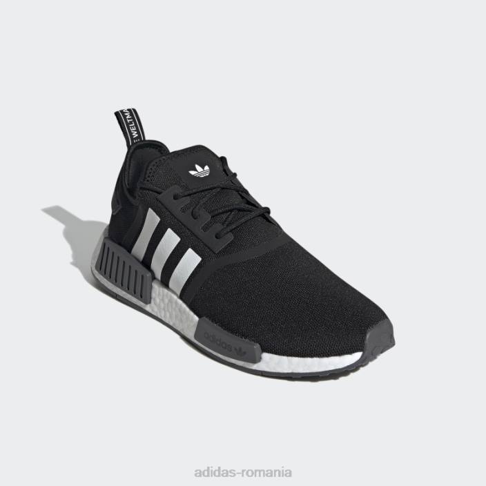 Adidas gri nmd-r1 primeblue pantofi eleganti bărbați negru/alb/gri 2JBN3843