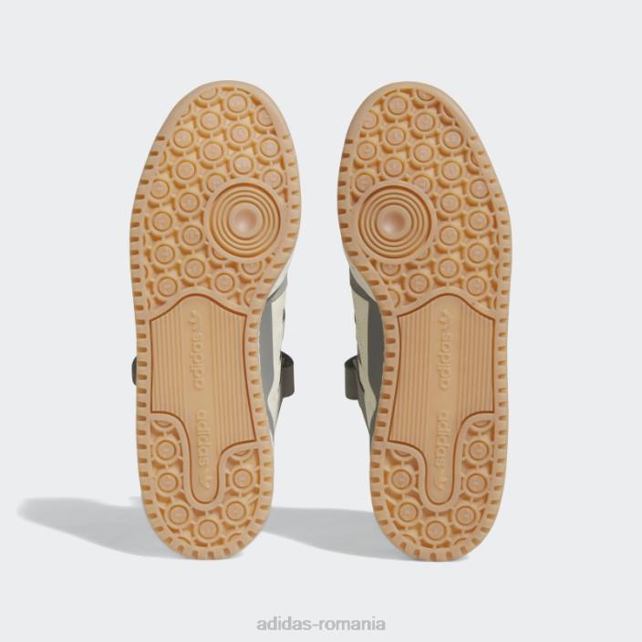 Adidas gum forum pantofi joase bărbați gri/alb/gumă 2JBN283