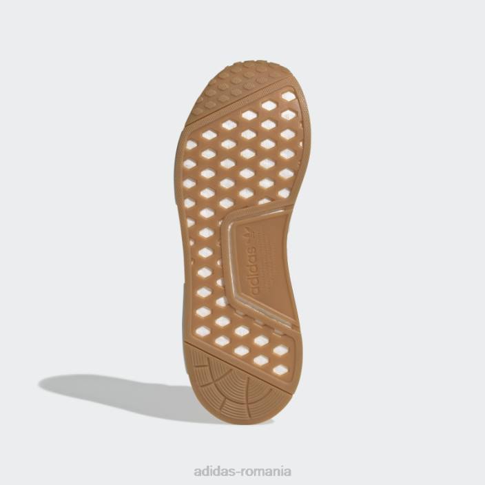 Adidas gum nmd-r1 pantofi moda bărbați alb/gumă 2JBN4522