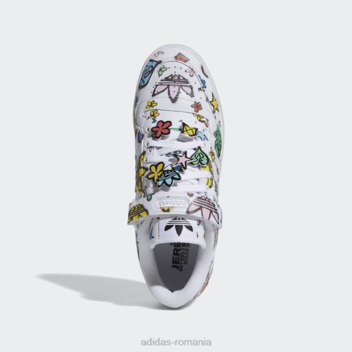 Adidas jeremy scott forum 84 pantofi mono joasa moda neagra bărbați alb negru 2JBN4673