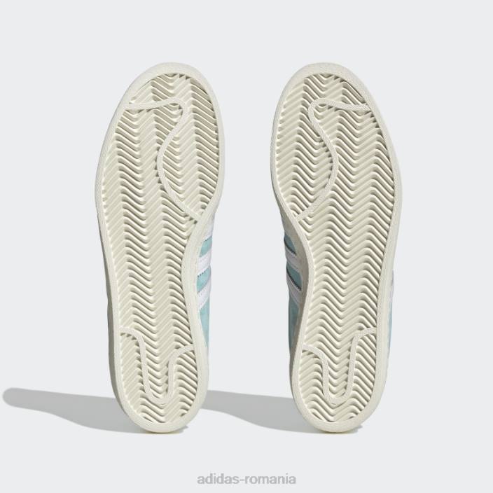 Adidas mentă campus pantofi anii 80 adidas bărbați menta/alb 2JBN255