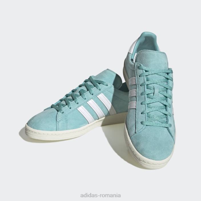 Adidas mentă campus pantofi anii 80 adidas bărbați menta/alb 2JBN255