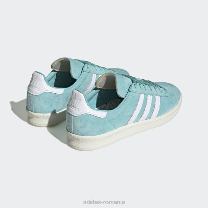Adidas mentă campus pantofi anii 80 adidas bărbați menta/alb 2JBN255