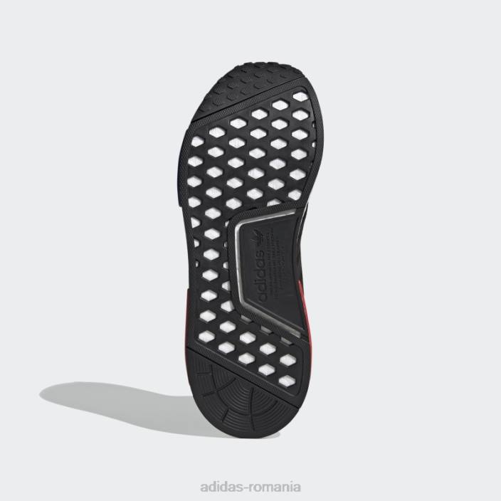 Adidas nmd-r1 pantofi alb moda bărbați alb negru 2JBN3658