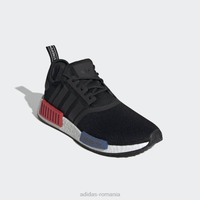 Adidas nmd-r1 pantofi alb moda bărbați alb negru 2JBN3658