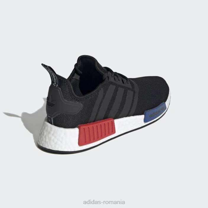 Adidas nmd-r1 pantofi alb moda bărbați alb negru 2JBN3658