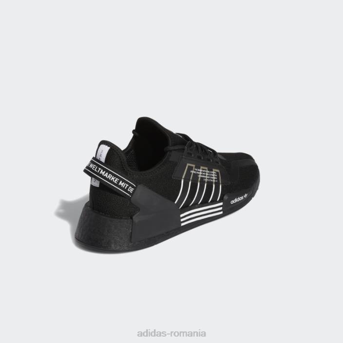 Adidas nmd-r1 pantofi albi v2 bărbați alb negru 2JBN4219