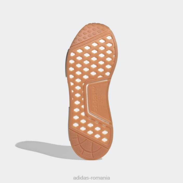 Adidas nmd-r1 primeblue pantofi albi bărbați alb/gumă 2JBN2