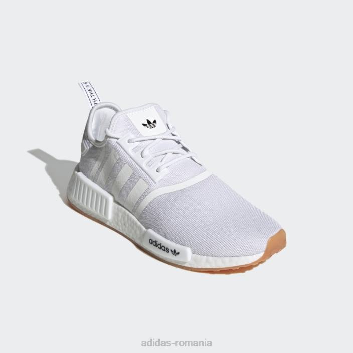 Adidas nmd-r1 primeblue pantofi albi bărbați alb/gumă 2JBN2