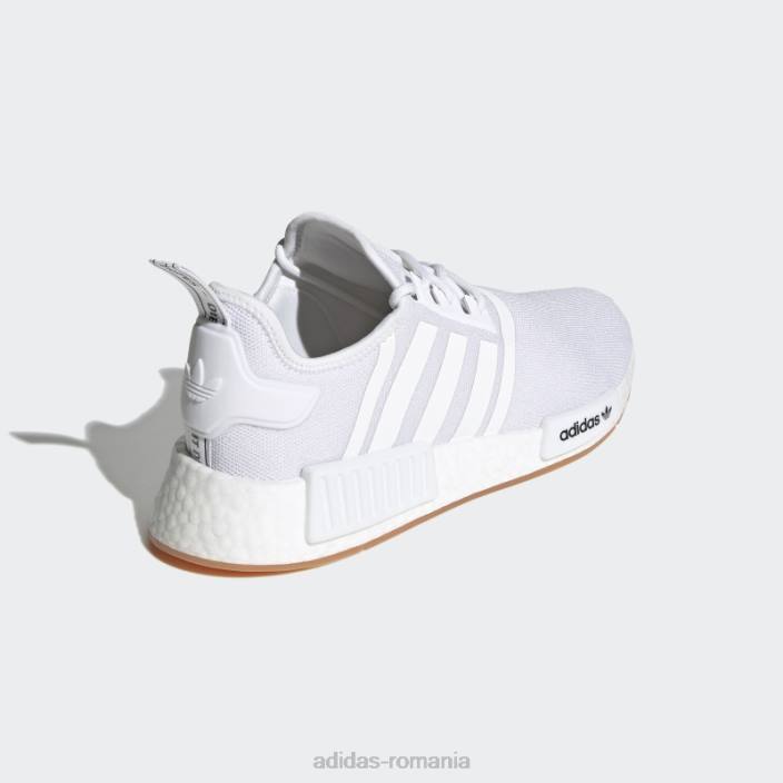 Adidas nmd-r1 primeblue pantofi albi bărbați alb/gumă 2JBN2