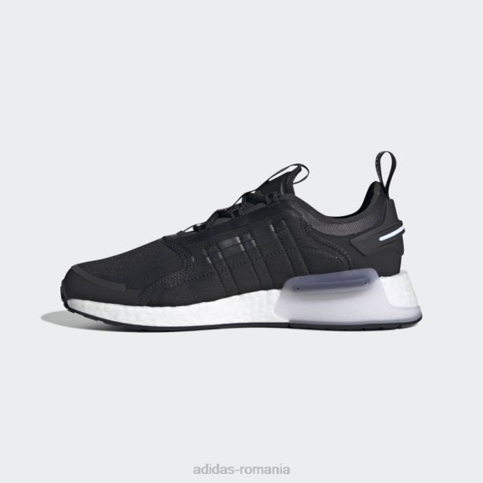 Adidas nmd-v3 pantofi albi eleganti bărbați alb negru 2JBN6257