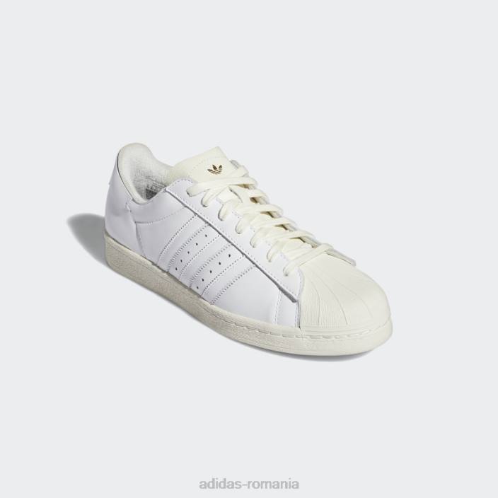 Adidas pantofi Blue Bird Superstar 82 bărbați pasăre albă/albastru 2JBN4558