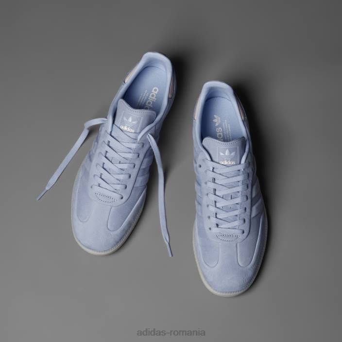 Adidas pantofi adidas samba albastru bărbați albastru zori/cuart/aluminiu 2JBN6249