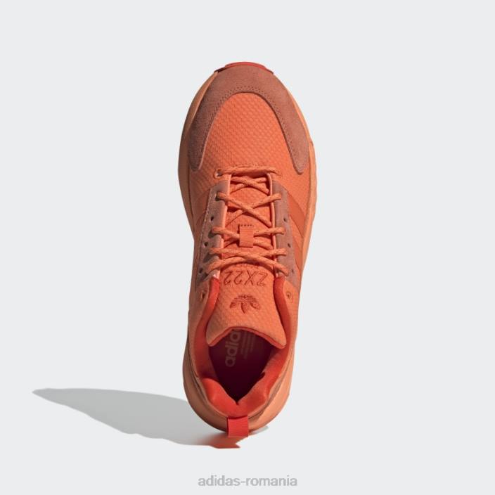 Adidas pantofi adidas zx 22 boost portocalii bărbați portocaliu/portocaliu îndrăzneț 2JBN717