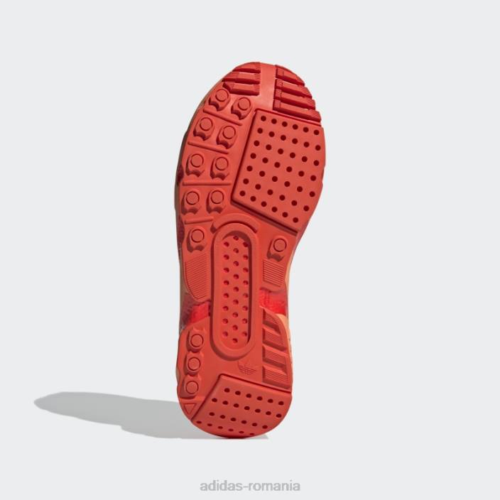 Adidas pantofi adidas zx 22 boost portocalii bărbați portocaliu/portocaliu îndrăzneț 2JBN717
