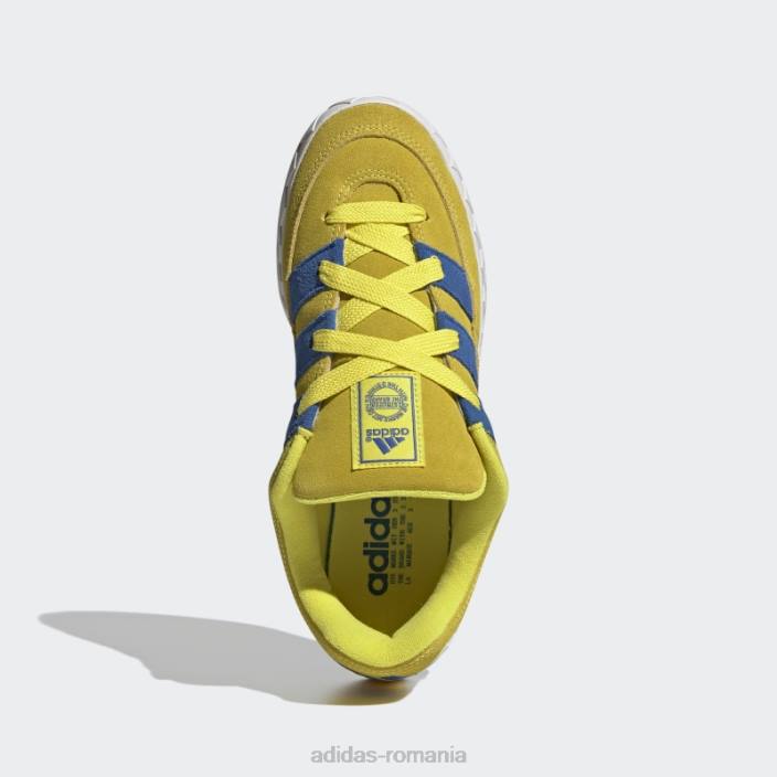 Adidas pantofi adimatic galbeni bărbați galben/albastru/alb 2JBN626