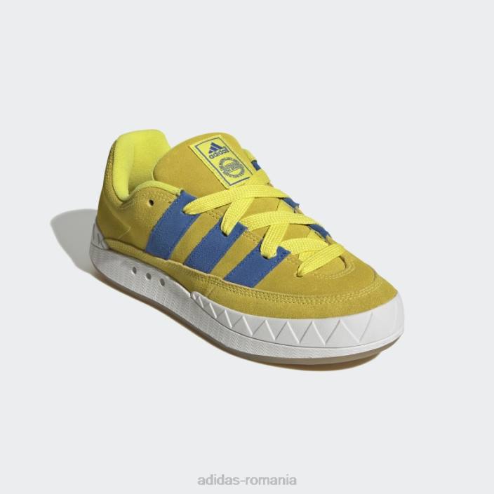Adidas pantofi adimatic galbeni bărbați galben/albastru/alb 2JBN626