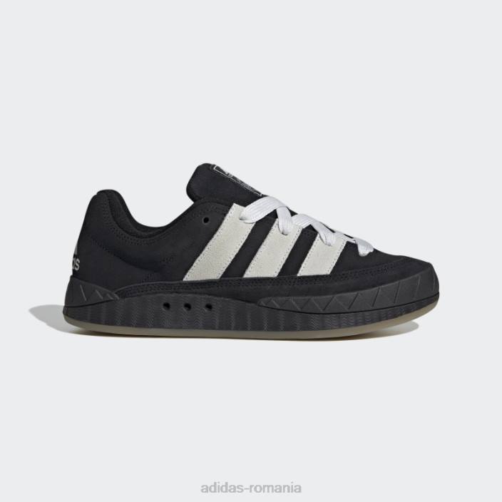 Adidas pantofi adimatic negri bărbați negru/alb/gumă 2JBN109