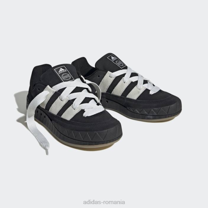 Adidas pantofi adimatic negri bărbați negru/alb/gumă 2JBN109