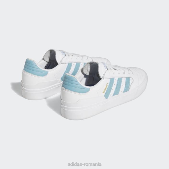Adidas pantofi alb busenitz vulc 2 bărbați alb/albastru/auriu metalic 2JBN203