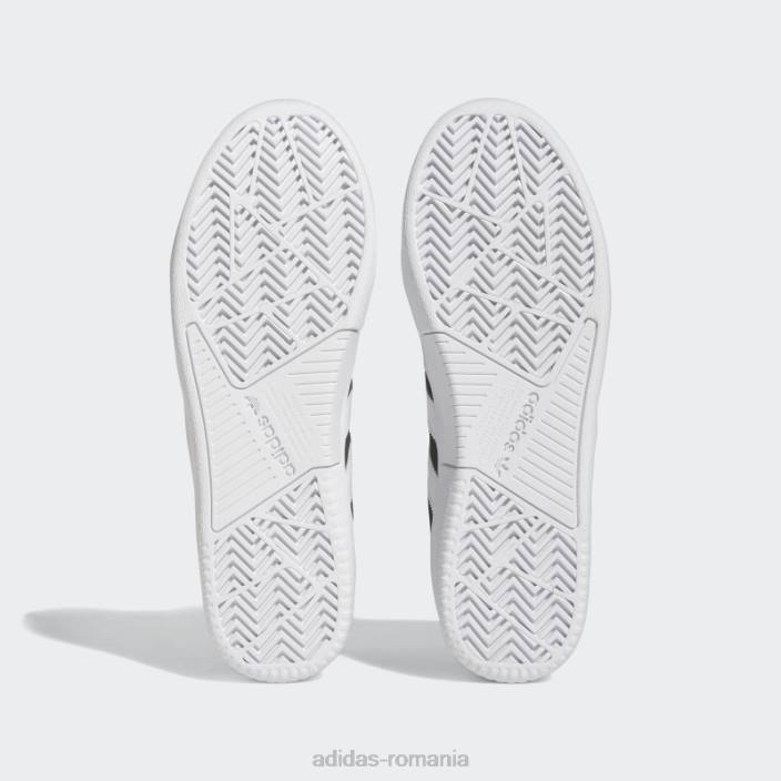Adidas pantofi albi Tyshawn bărbați negru/alb/auriu metalic 2JBN193