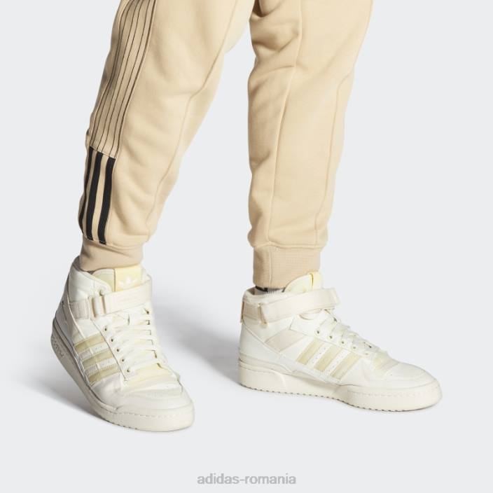 Adidas pantofi albi forum mid parley bărbați alb 2JBN593