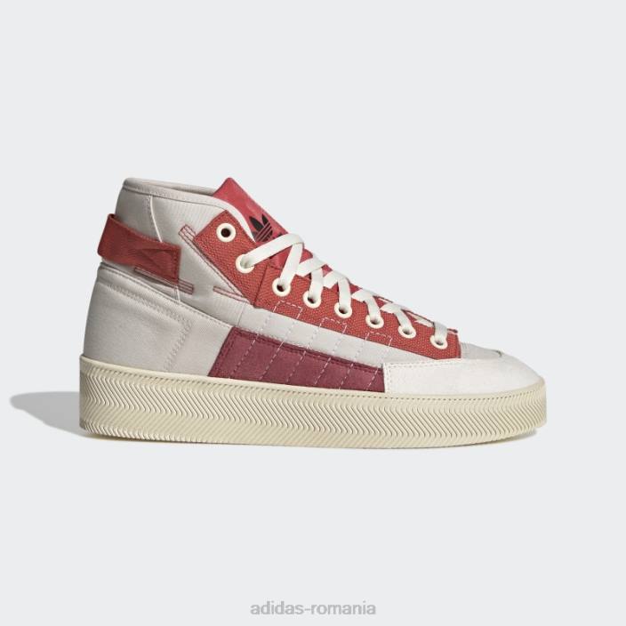 Adidas pantofi albi nizza parley eleganti bărbați alb 2JBN466
