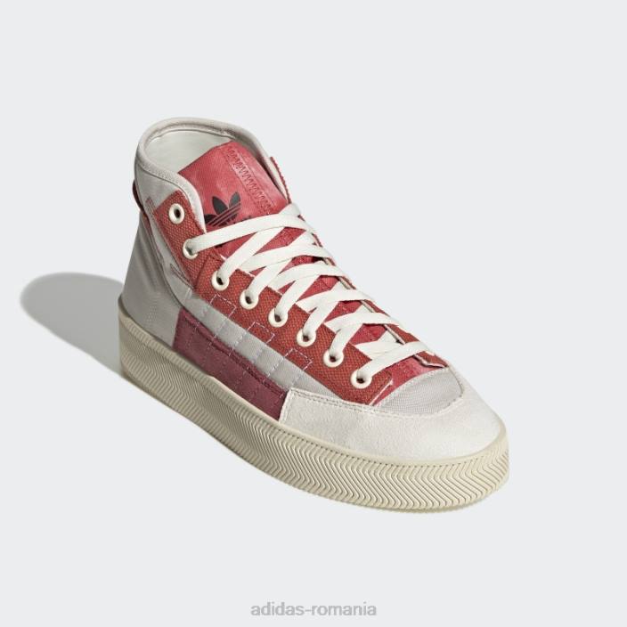 Adidas pantofi albi nizza parley eleganti bărbați alb 2JBN466