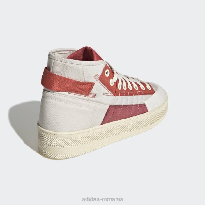 Adidas pantofi albi nizza parley eleganti bărbați alb 2JBN466