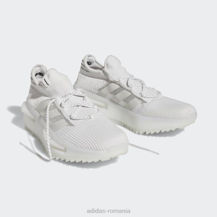 Adidas pantofi albi nmd-s1 bărbați alb/gri/negru 2JBN3868