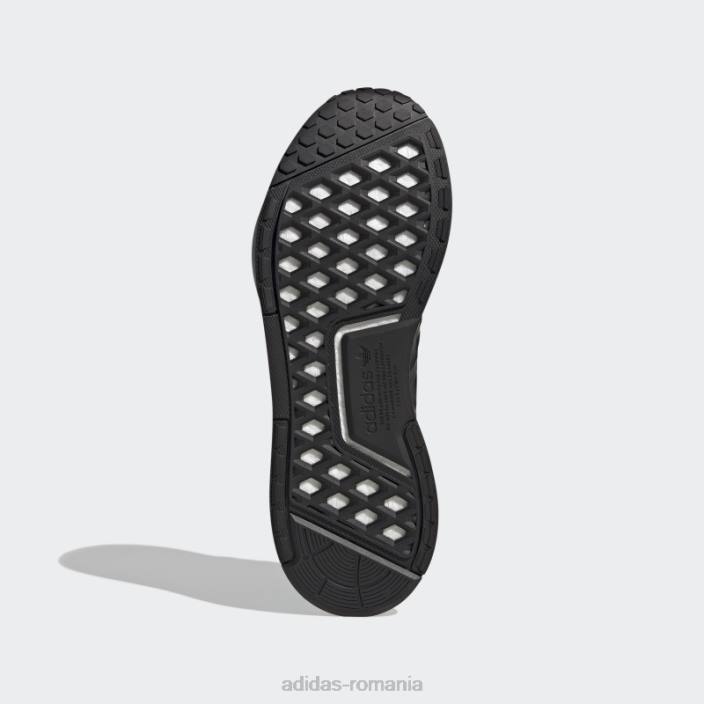 Adidas pantofi albi nmd-v3 bărbați negru/alb/gri 2JBN218