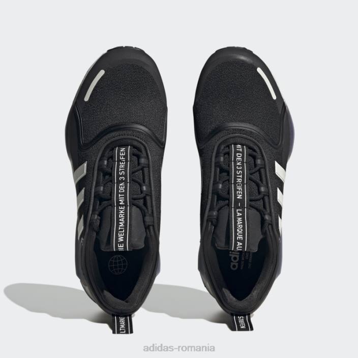 Adidas pantofi albi nmd-v3 eleganti bărbați alb negru 2JBN97