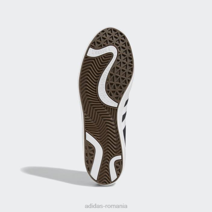 Adidas pantofi albi puig indoor bărbați alb/gumă 2JBN646