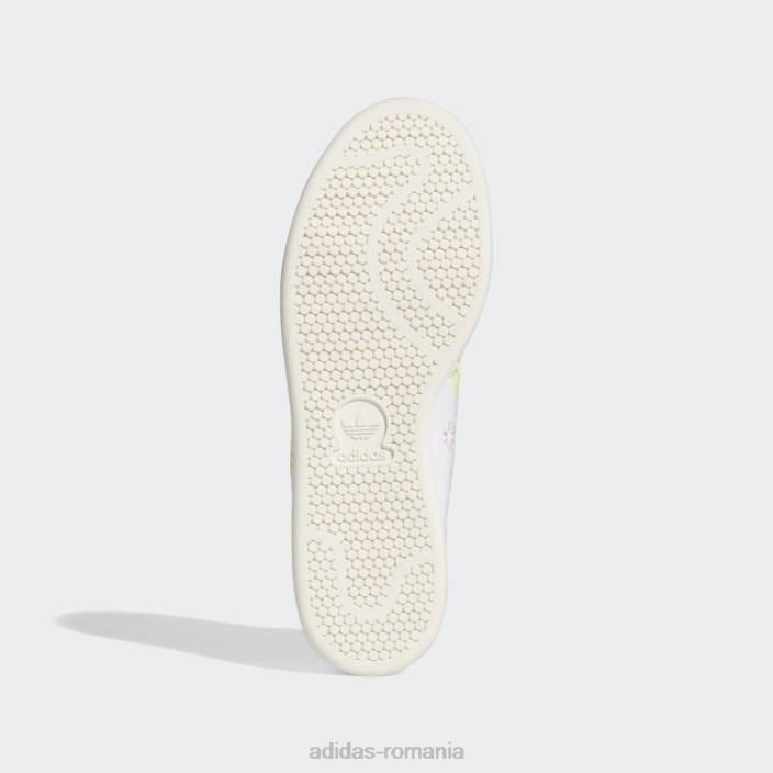 Adidas pantofi albi stan smith pride bărbați alb/roz adevărat 2JBN538